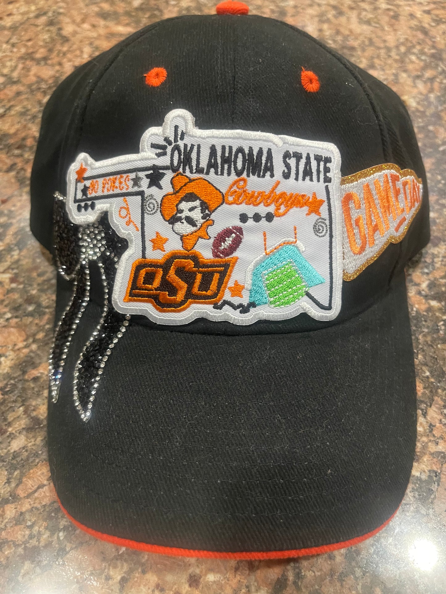 Oklahoma State Cap with Bow