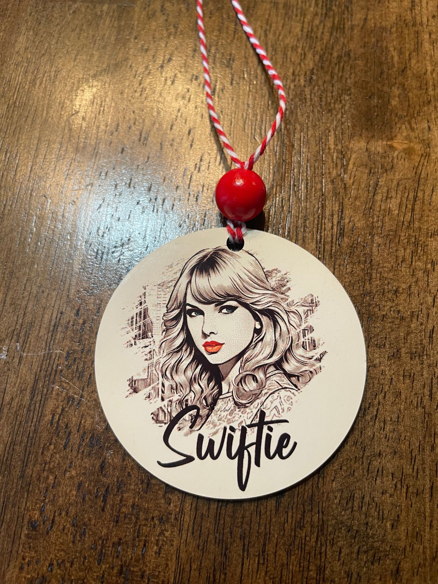 Taylor Swift Double Sided Car Charm