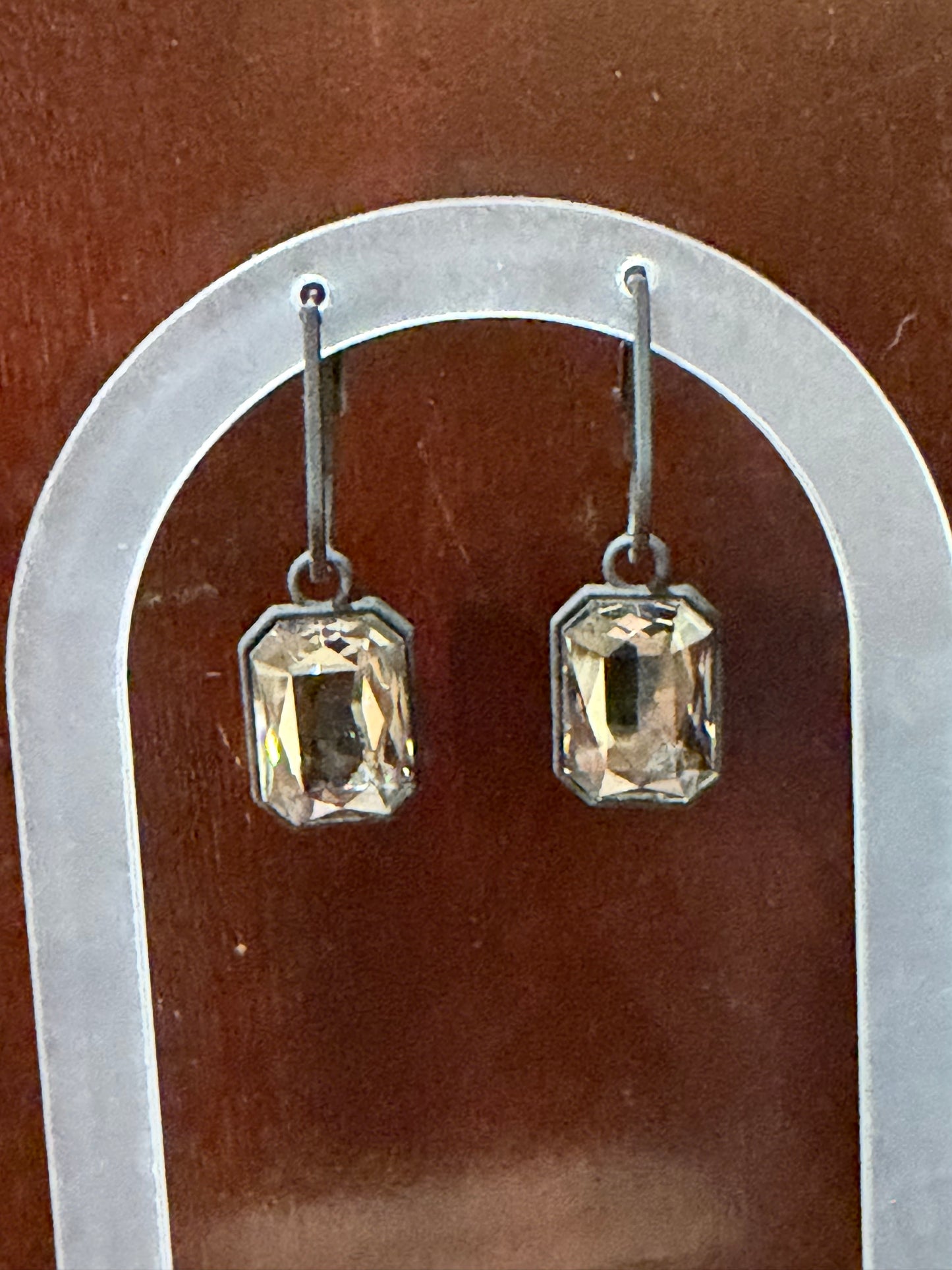 Black Geometric Earrings