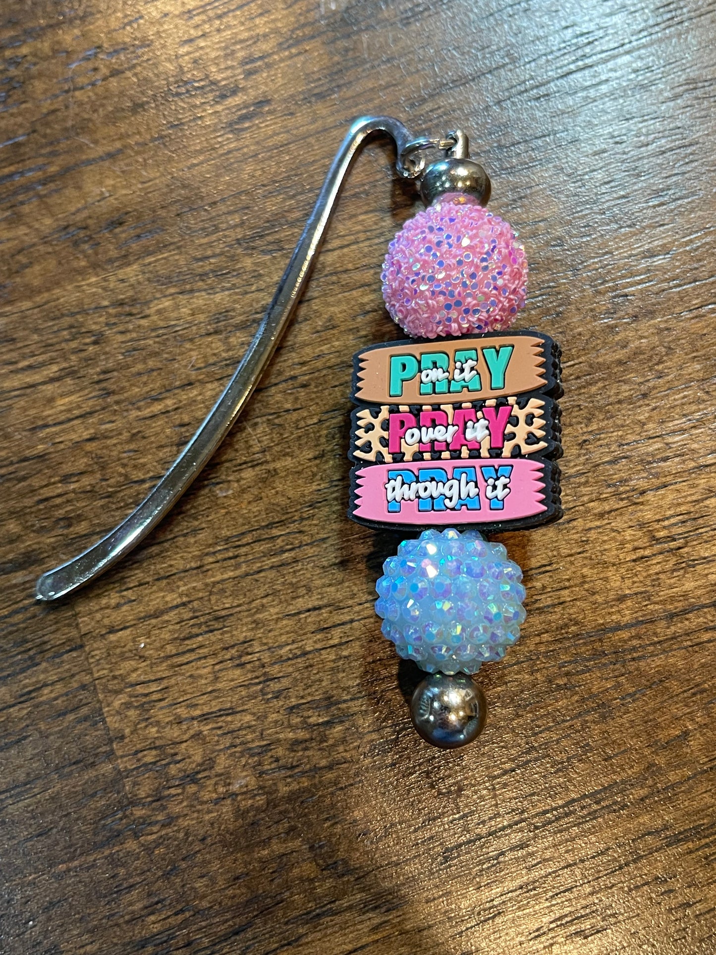 Pray Beaded Bookmark