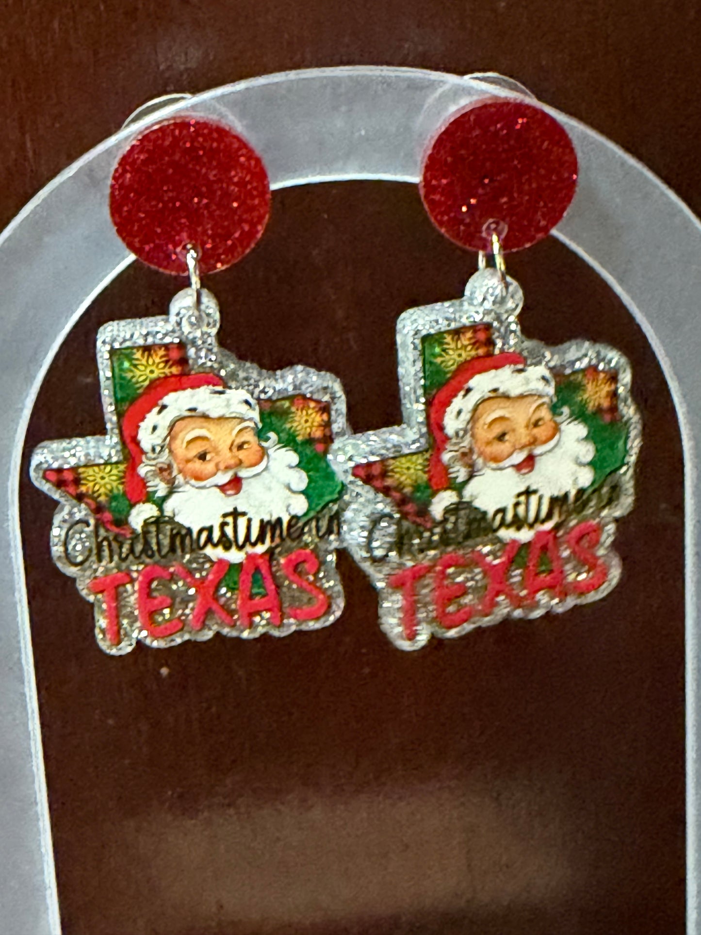 Christmastime in Texas Earrings
