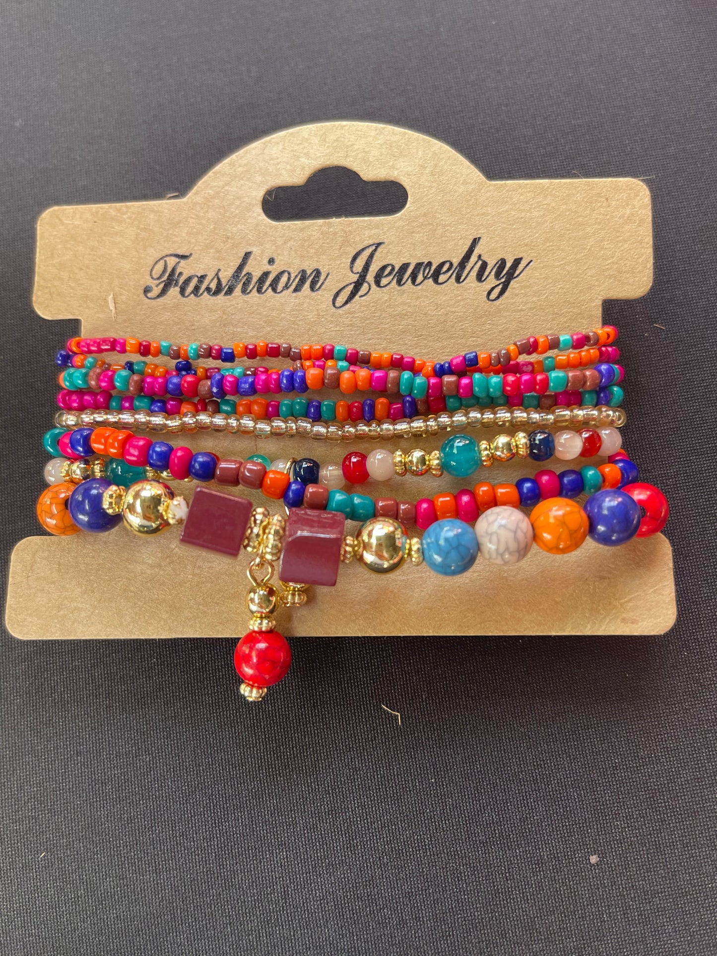 8 Strand Multicolor Bracelet Set