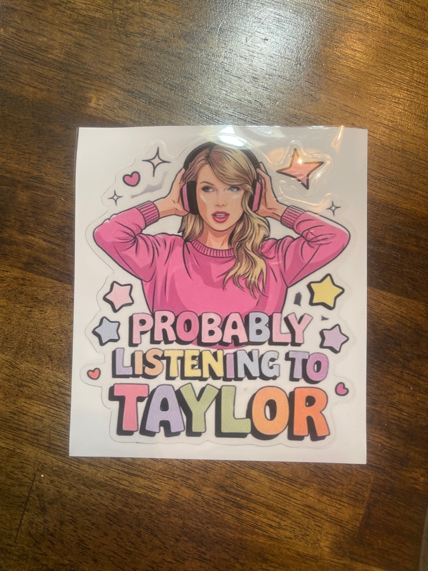 Taylor Vinyl Decal
