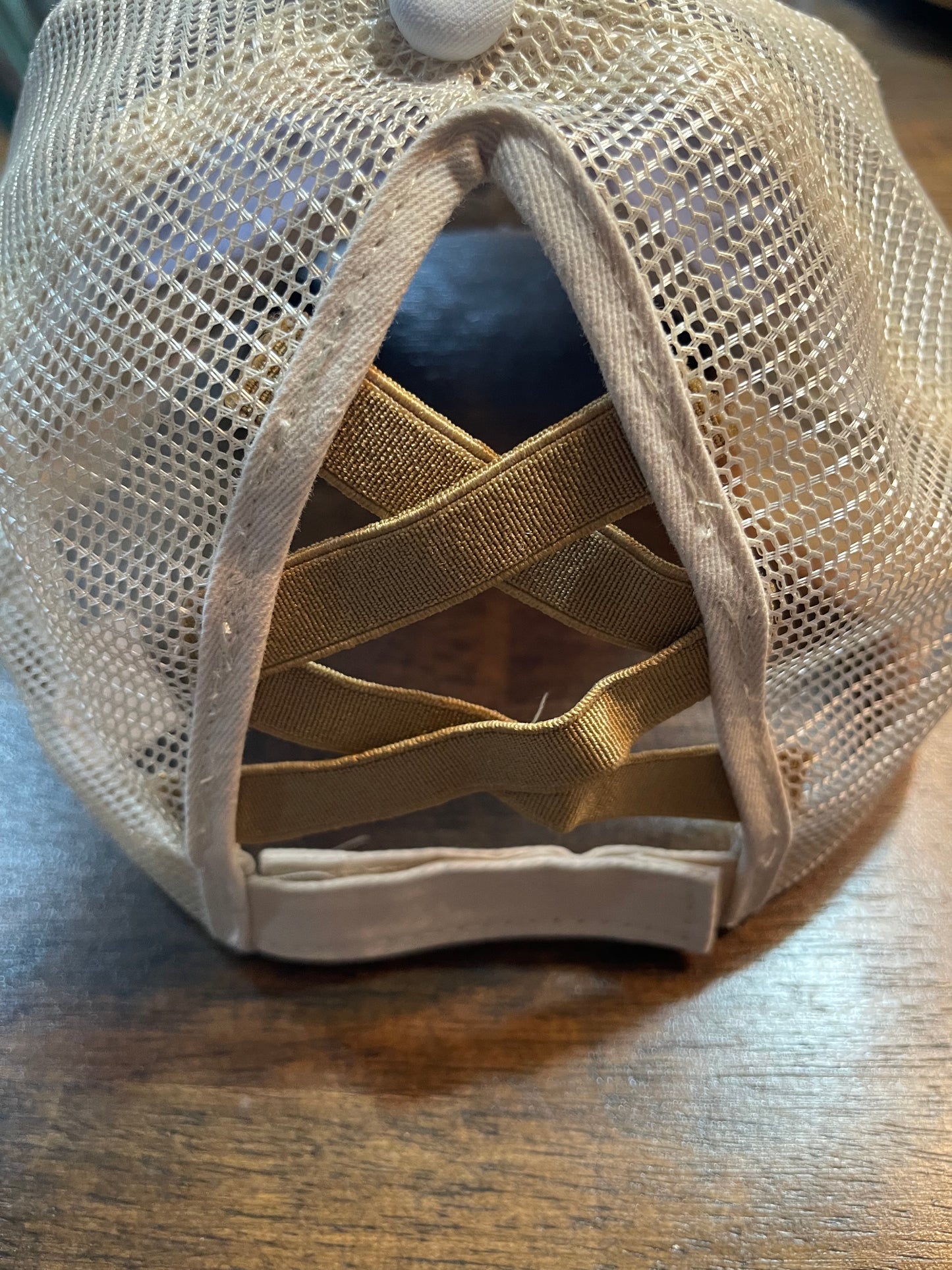 Cow Print Love Ponytail Trucker Cap