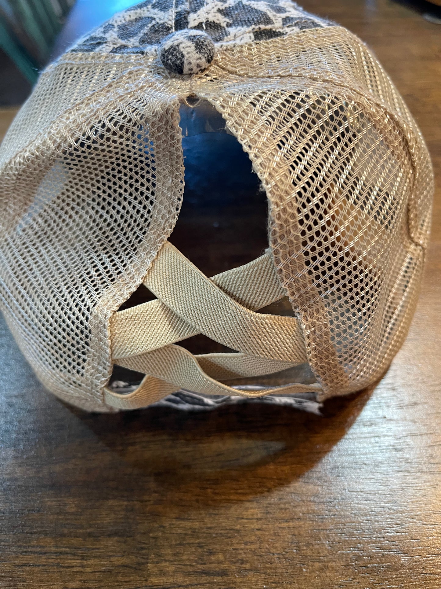 Know Your Worth Then Add Tax Leopard Ponytail Trucker Cap