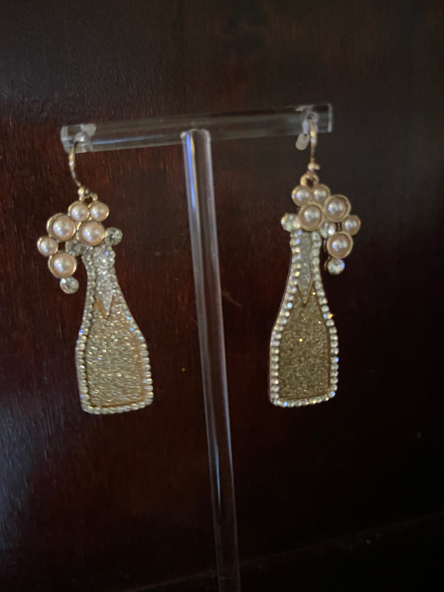 Champagne Bottle Earrings