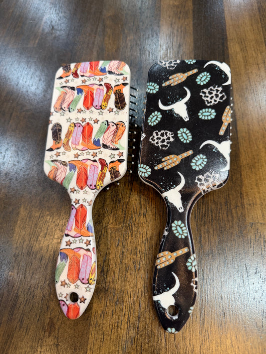 Western Air Cushioned Hair Brush