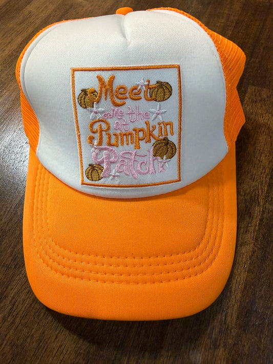 Meet Me at the Pumpkin Patch Trucker Cap