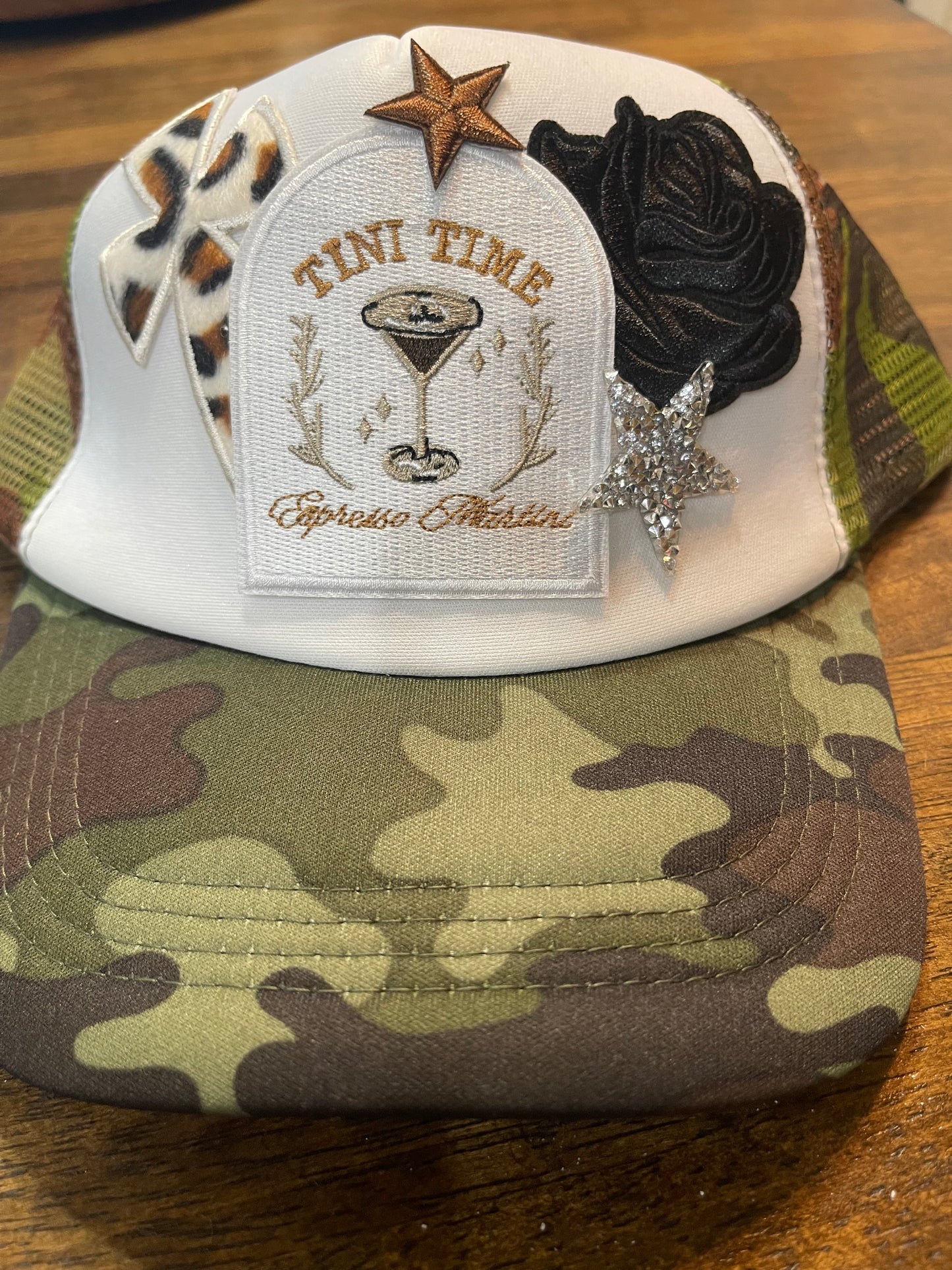 Tini Time Camo Trucker Cap