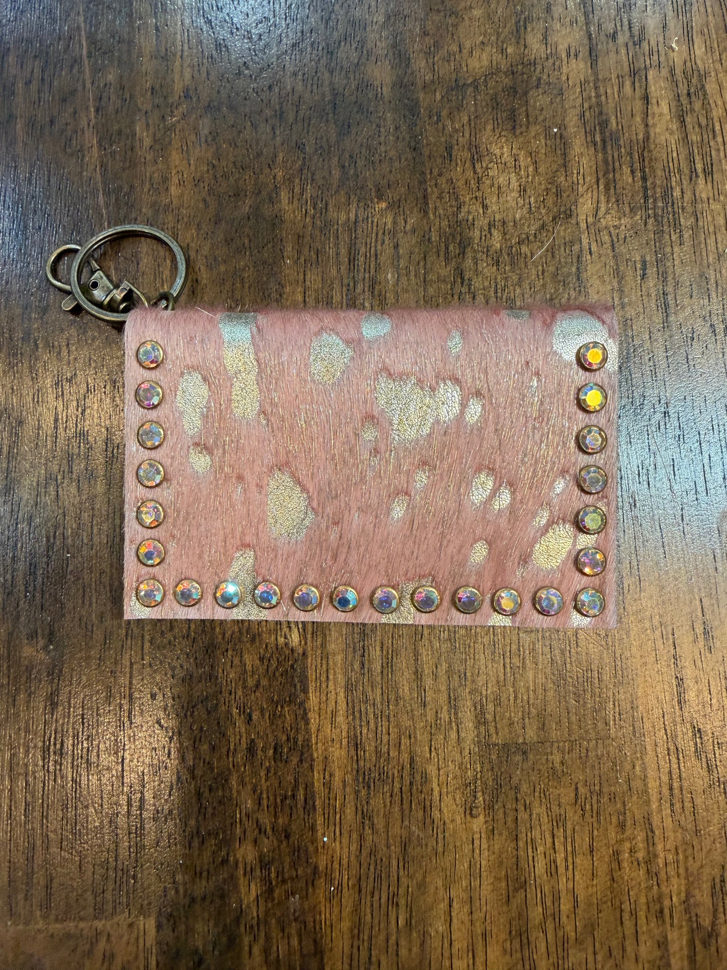 Keep It Gypsy Becca Yellow Snake Print Card Holder