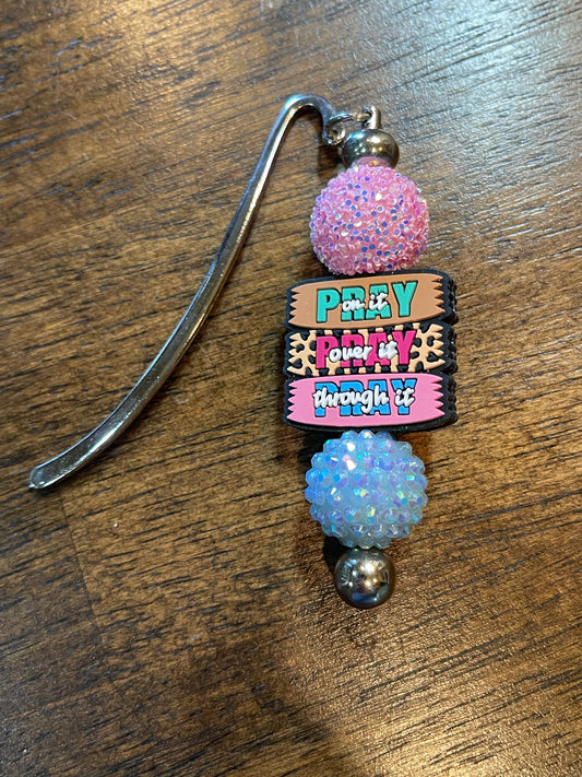Pray Beaded Bookmark