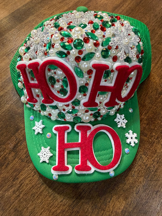 Ho Ho Ho Bling Trucker Cap