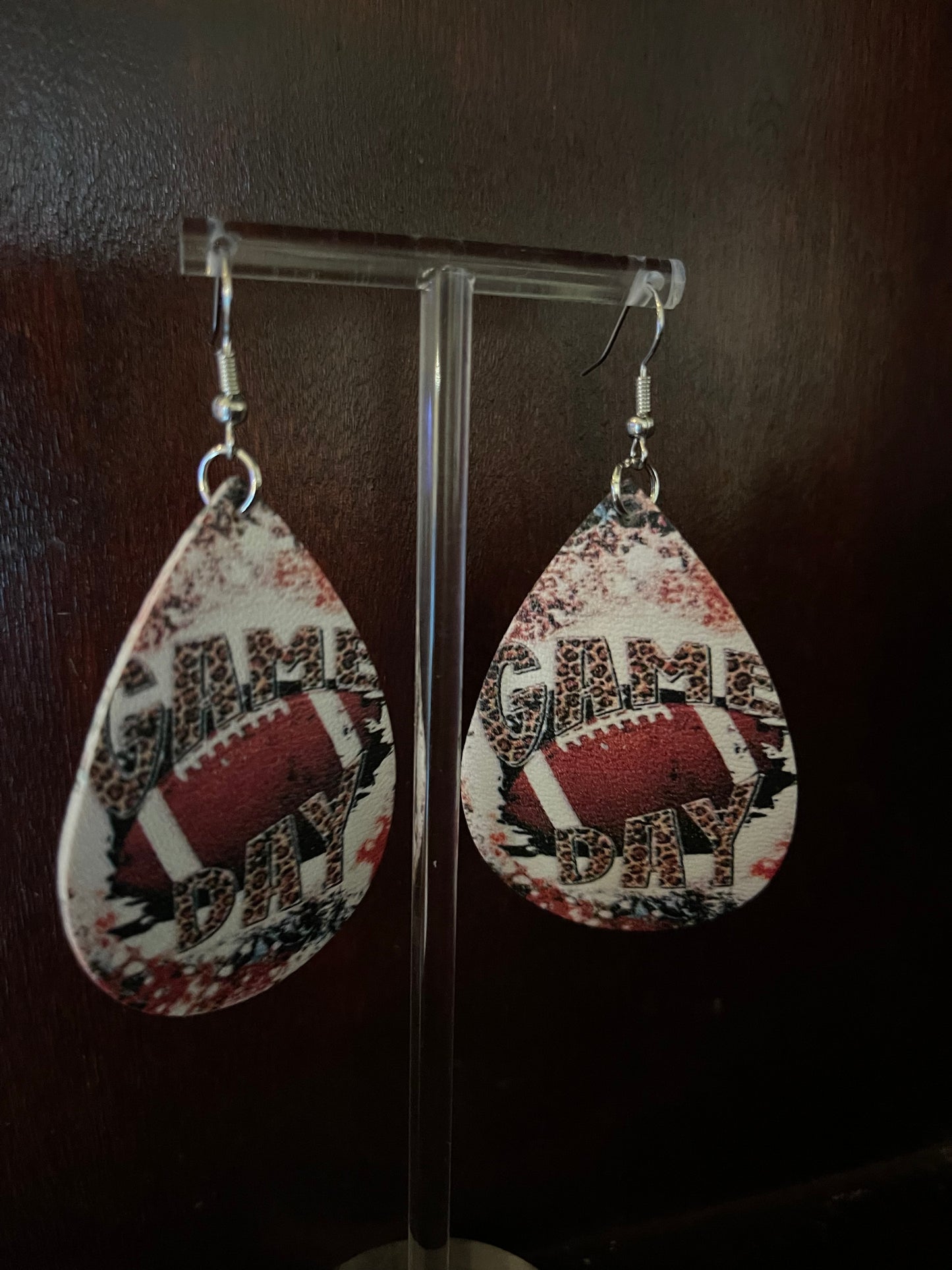 Game Day Football Earrings