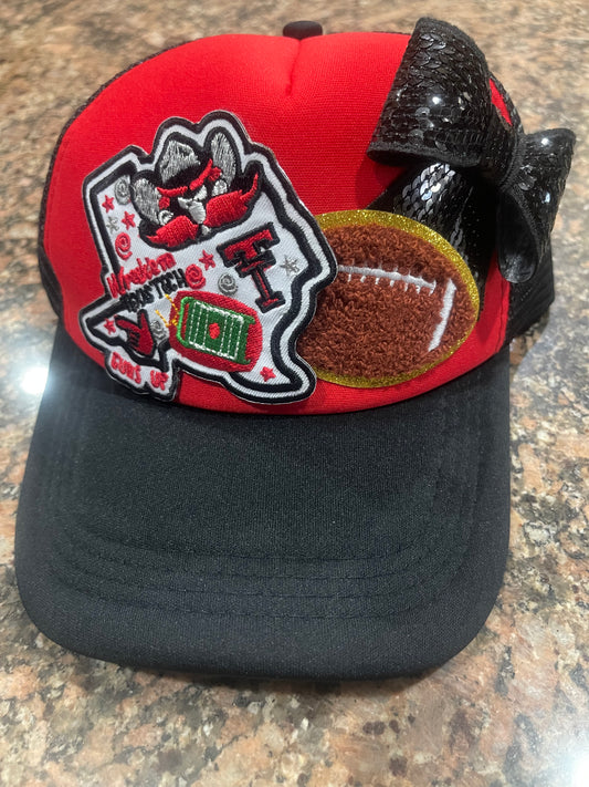 Texas Tech Trucker Cap with Bow