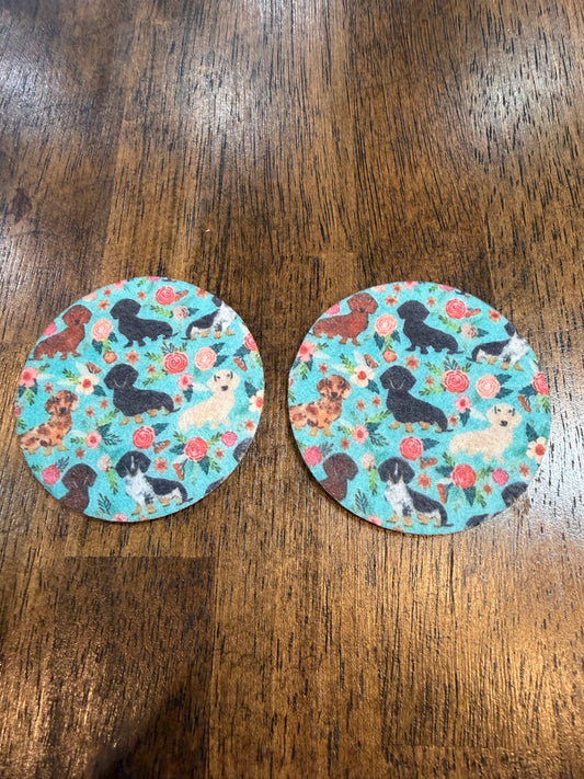 Dachshund Car Coaster