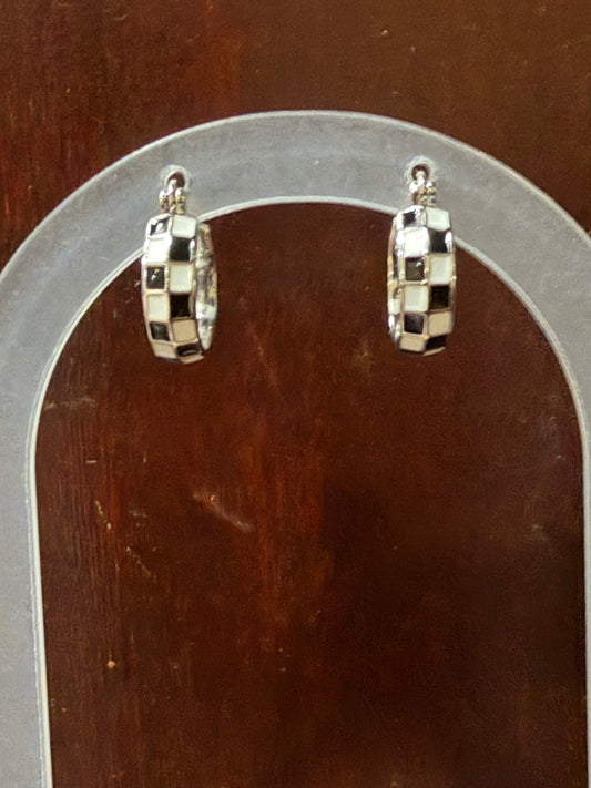 Checkered Earrings