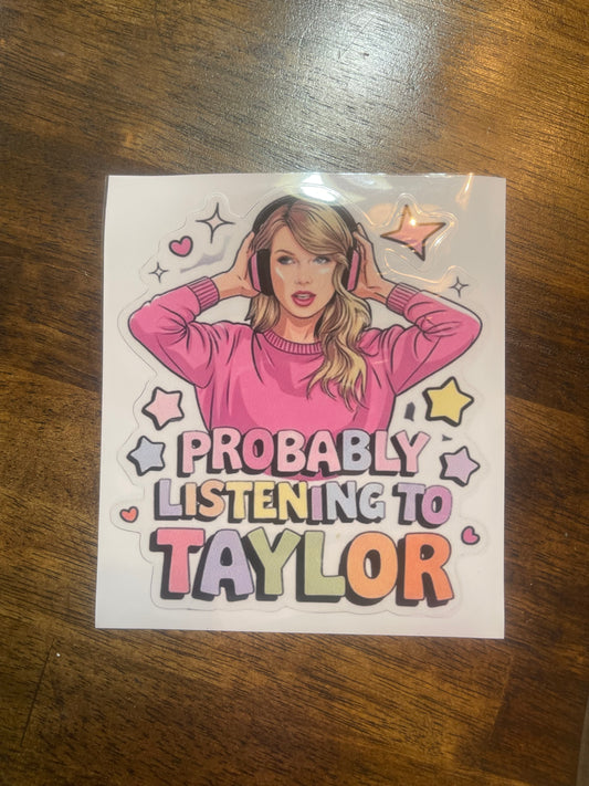 Taylor Vinyl Decal