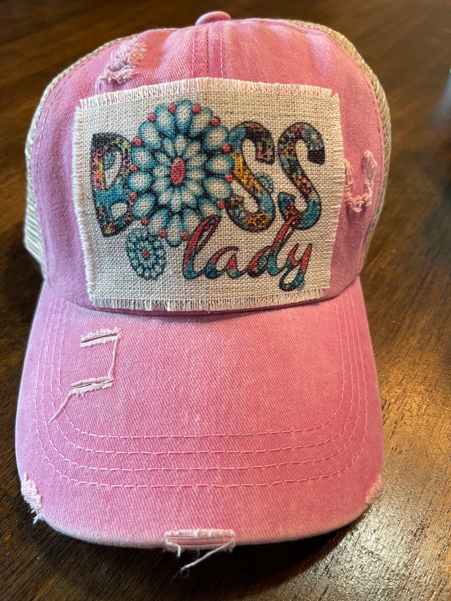 Boss Lady Ponytail Trucker Cap