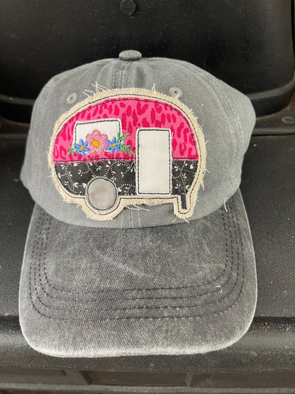 Women’s Grey Cap with Camper Patch