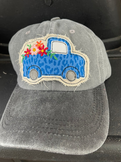 Women’s Grey Cap with Truck Cap Patch